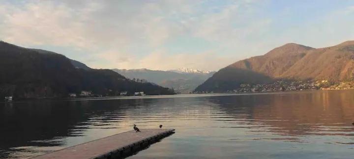 Rifugio Sul Lago Di Lugano A Porto Ceresio Exterior foto